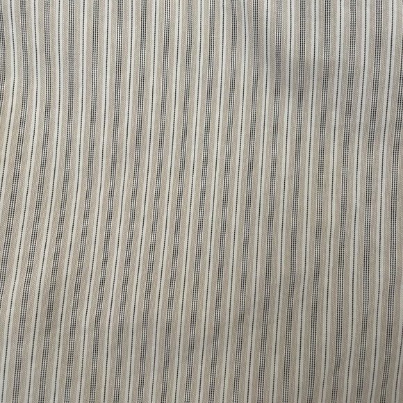 Loft Pants Womens 4 Ann Crop Striped Beige Black White Straight Leg Summer Capri - Picture 2 of 11